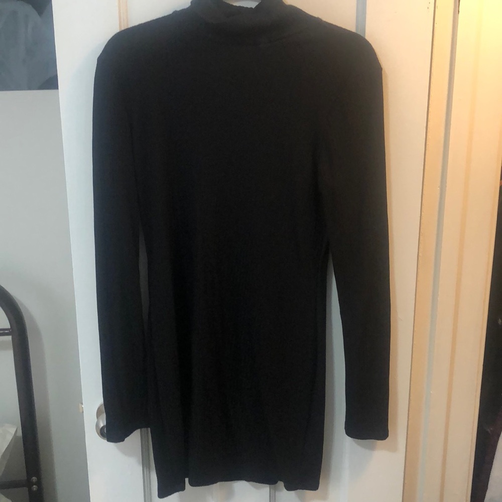 Bodycon turtle neck dress